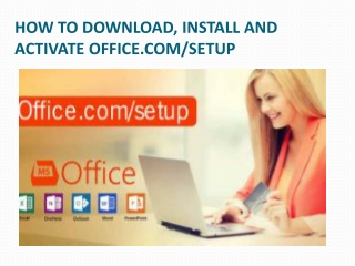 Office365.com/setup - How to download , install and activate office setup