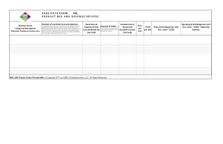 FKB_ Product Mix and Revenue Drivers v2 Spreadsheet