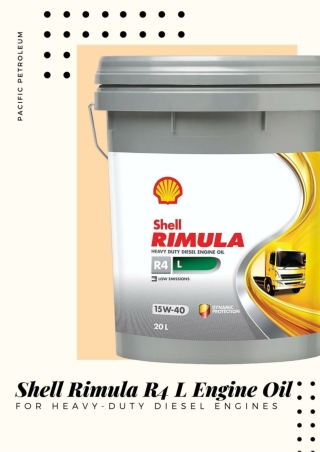 Shell Rimula R4 L Engine Oil For Heavy-Duty Diesel Engines