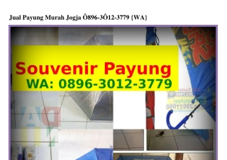 Jual Payung Murah Jogja 089Ꮾ.౩01ᒿ.౩779[WhatsApp]