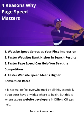4 Reasons Why Page Speed Matters