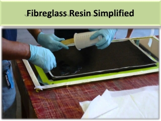 Fiberglass Resin guideline for safety precautions