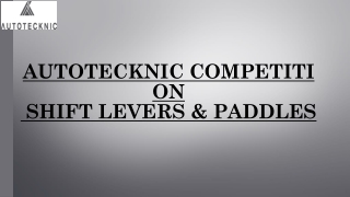 Competition Shift Paddles | AutoTecknic USA