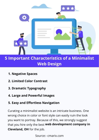 5 Important Characteristics of a Minimalist Web Design