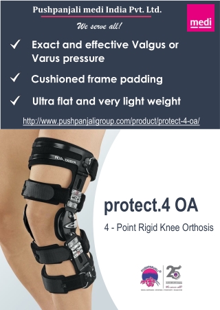 protect.4 OA | Knee Orthoses | Pushpanjali medi India Pvt Ltd