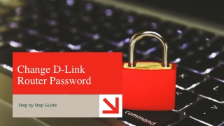 Find The Solution to Change D-Link Router Password