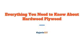 Everything You Need to Know About Hardwood Plywood