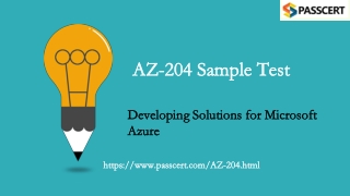 Microsoft Certified Azure Developer Associate AZ-204 Updated Dumps