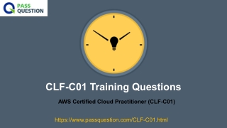 AWS Certified Cloud Practitioner CLF-C01 Updated Questions