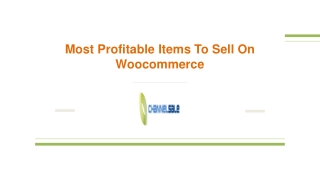 Most Profitable Items To Sell On Woocommerce