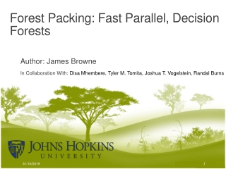 Forest Packing: Fast Parallel, Decision Forests