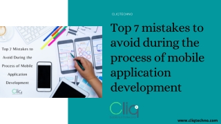 7 mistakes to avoid during the process of mobile app development for Business