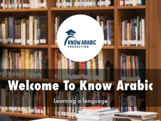 Know Arabic