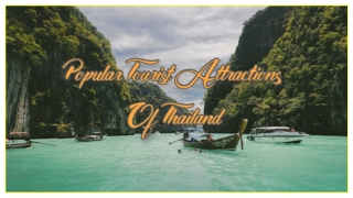 10 Popular Tourist Attractions Of Thailand  _ PPT _ PDF