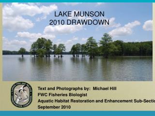 LAKE MUNSON 2010 DRAWDOWN