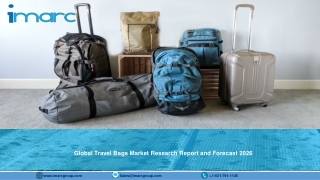 Travel Bags Market Report: Industry Outlook, Latest Development and Trends