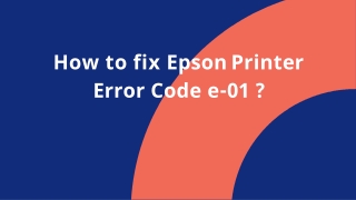How to Fix Epson printer error code 0x9a?