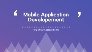 Mobile Application Development Company