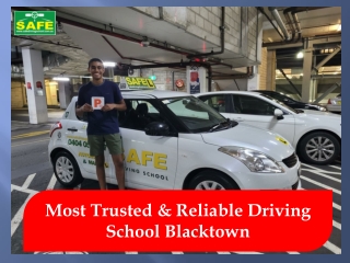 Most Trusted & Reliable Driving School Blacktown