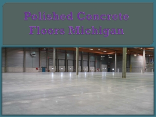Polished Concrete Floors Michigan
