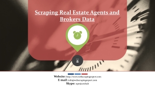 Scraping Real Estate Agents and Brokers Data