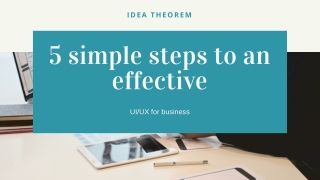 User experience expert