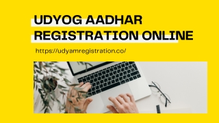 Udyog Aadhar Registration Portal best service @8538976655