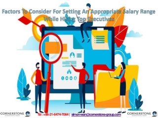 Factors To Consider For Setting An Appropriate Salary Range While Hiring Top Executives