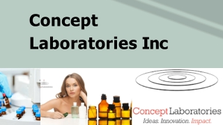 Concept laboratories - Your premiere skin care manufacturer