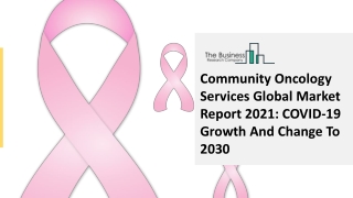 2021 Community Oncology Services Market Share, Restraints, Segments And Regions