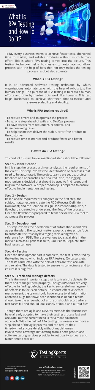 What Is RPA Testing and How To Do It?