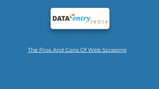 The Pros And Cons Of Web Scraping