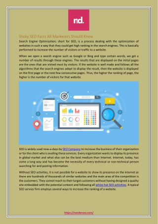 Sticky SEO Facts All Marketers Should Know