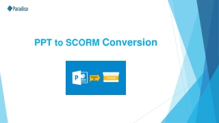 Convert PPT to SCORM