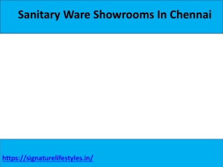 sanitaryware showrooms in chennai