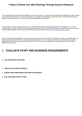 7 Ways To Boost Your SEO Rankings Through Keyword Research