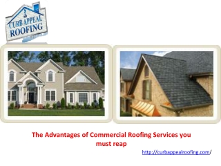 The Advantages of Commercial Roofing Services you must reap