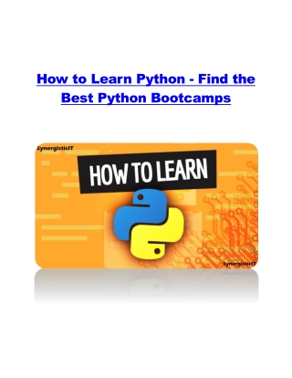 How To Learn Python