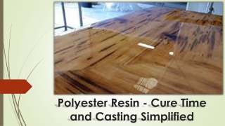 Can you use polyester resin for casting?