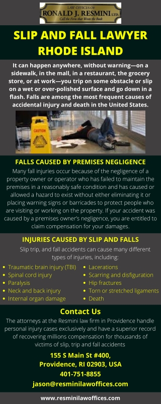 Slip and Fall Lawyer Rhode Island