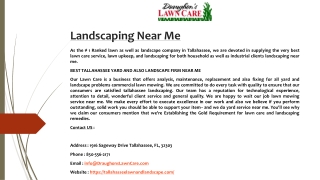 Landscaping Near Me