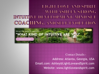 Light Love and Spirit, Motivational Courses, Atlanta, GA