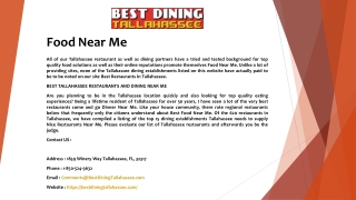 Food Near Me