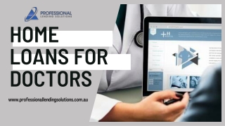 Doctor Home Loan Australia