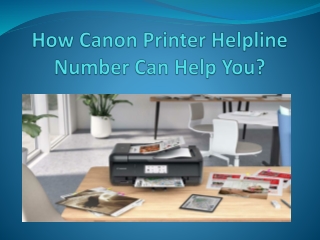 Canon Printer Helpline Number