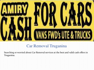 Car Removal Truganina