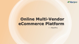 Open Source Multi-Vendor Ecommerce Platform