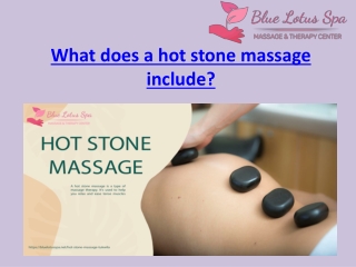 Hot stone massage burien wa