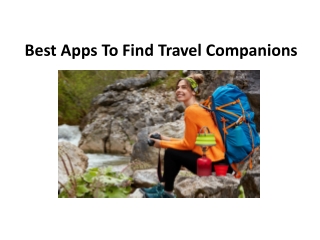 Best Apps To Find Travel Companions