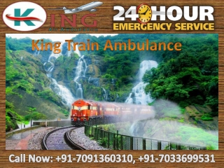 King Train Ambulance from Patna to Delhi, Mumbai provides the Fastest & Safest Service